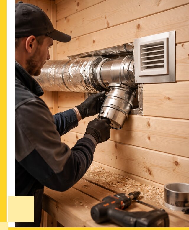 Монтаж вентиляции бани в Сатке от 12413 р. | ЭриданСтк