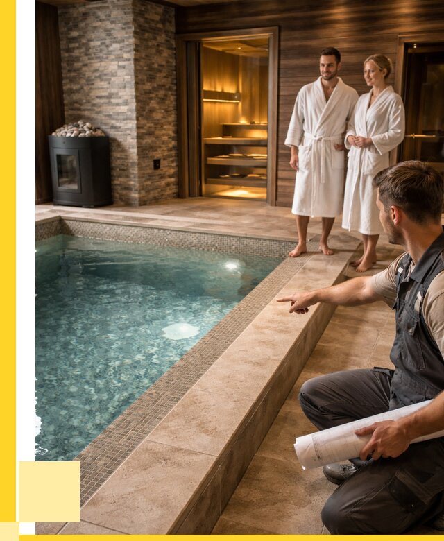 Проект бани с бассейном под ключ в Сатке от 67236 р. | ЭриданСтк