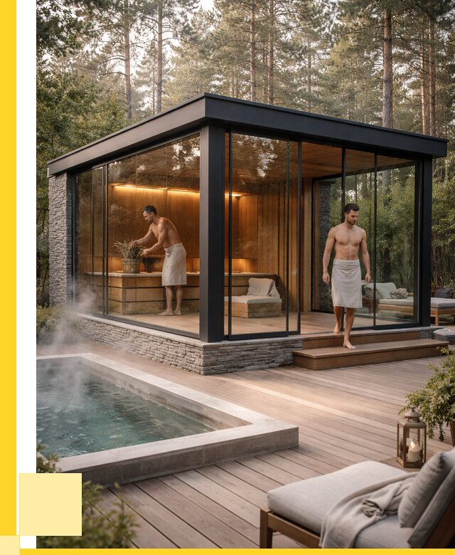 Стеклянные бани и двери в Сатке от 465480 р. | ЭриданСтк