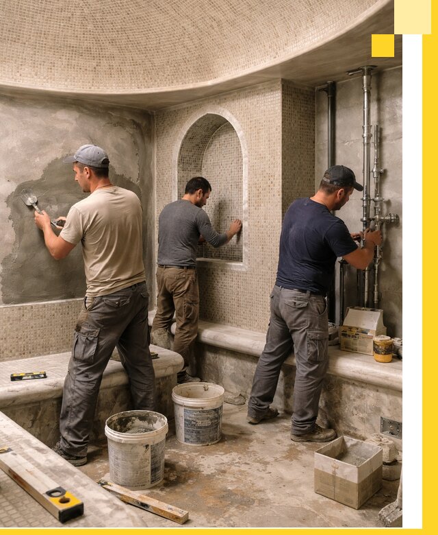 Профессиональный монтаж хамамов под ключ в Сатке с гарантией