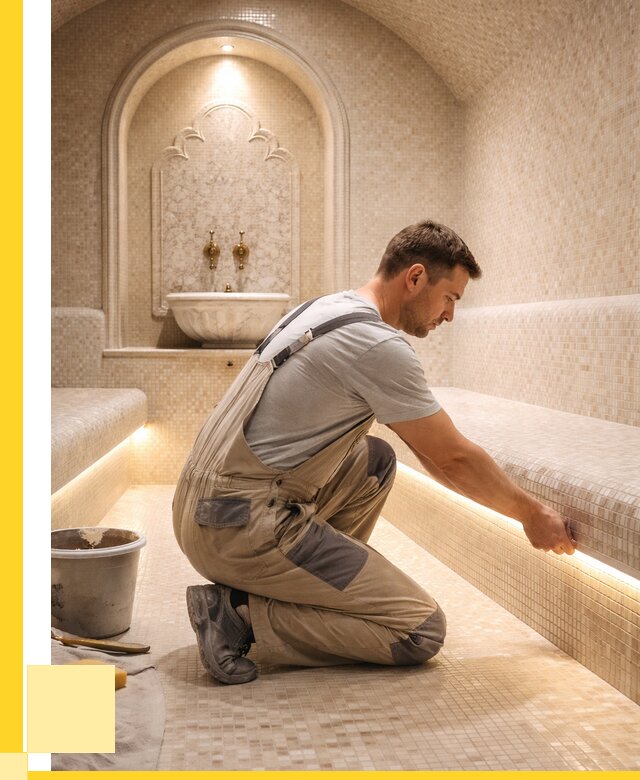 Отделка хамамов под ключ в Сатке от 5689 р. | ЭриданСтк