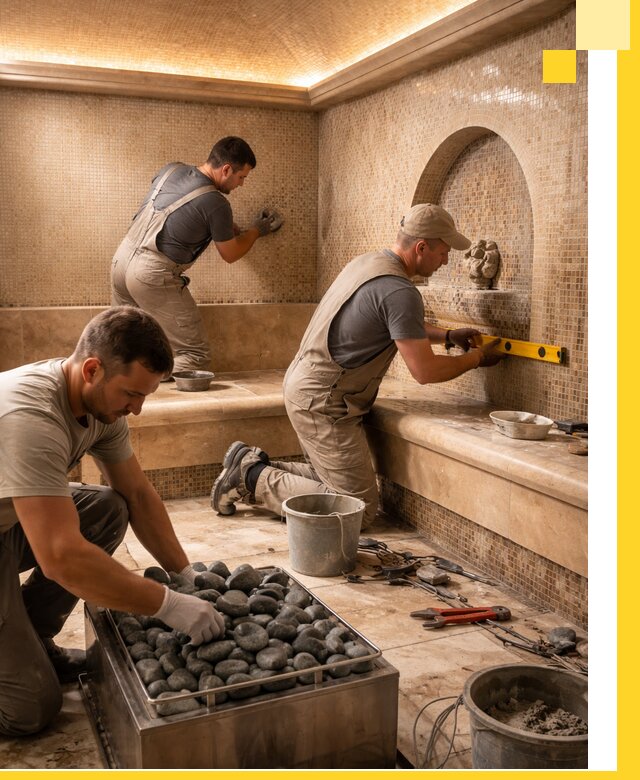 Проектирование и строительство хамама и сауны в Сатке