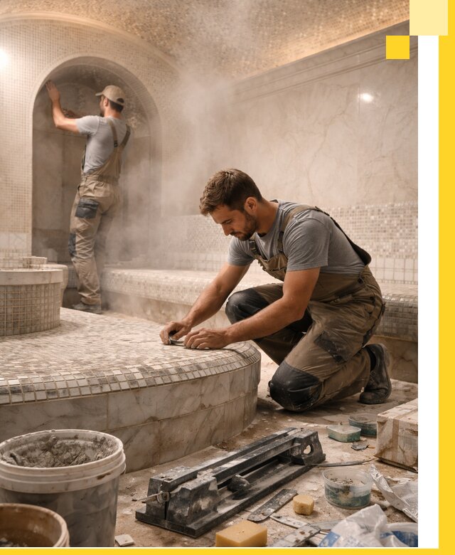 Профессиональный дизайн хамама и SPA под ключ в Сатке