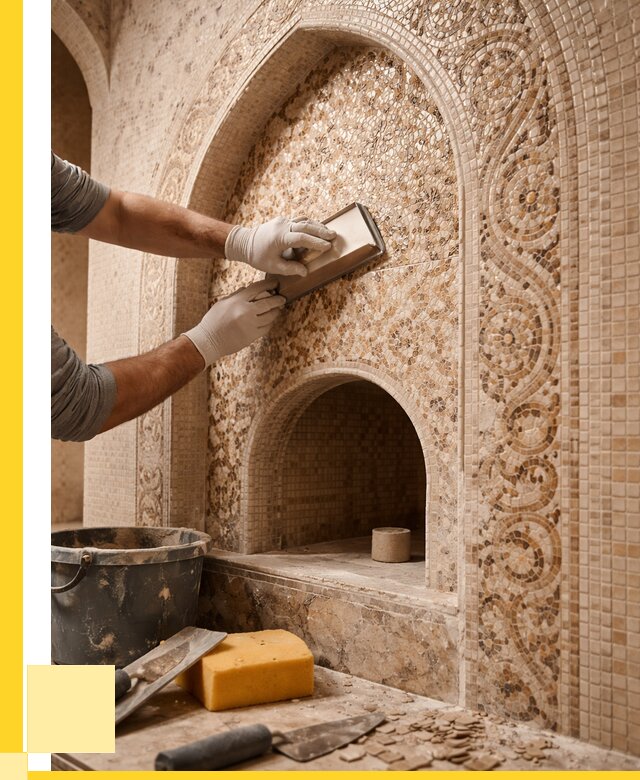 Мозаика для хамама в Сатке под ключ от 5172 р. | ЭриданСтк