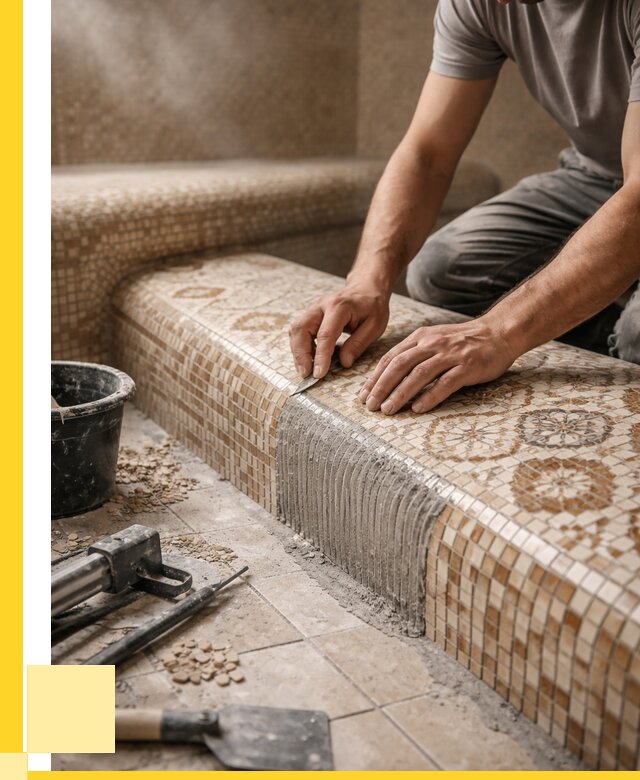 Плитка для хамама под ключ в Сатке от 3620 р. | ЭриданСтк