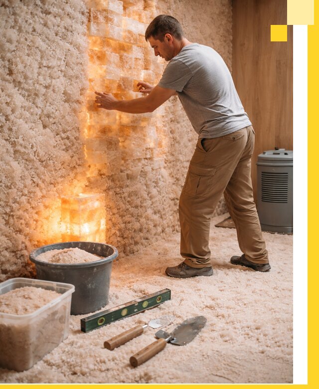 Проектирование и монтаж соляных комнат в Сатке под ключ