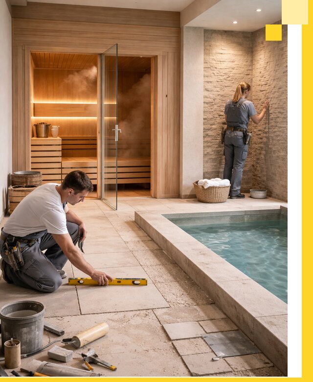 Комплексный дизайн и отделка интерьеров SPA под ключ в Сатке